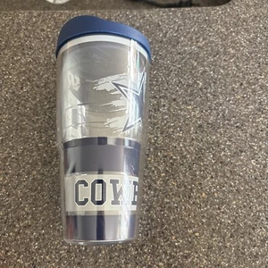 Retired By Tervis 2012 Dallas Cowboys NFL 16 oz Tumbler w/ Lid Hot & Cold Drinks - Picture 1 of 6