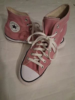 CONVERSE Hi-Tops Pink Chuck Taylor Women's Shoes Men’s US 8 Women’s US 10  - Image 1 of 4