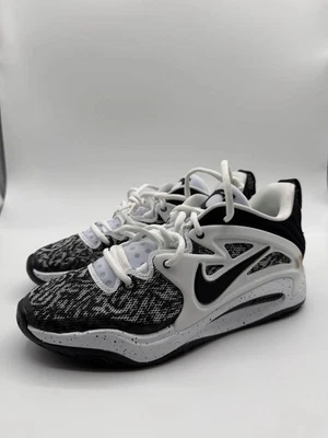 Men's Size 7 Nike White Black KD 15 TB  Basketball Sneakers D09826-100 - Image 1 of 4