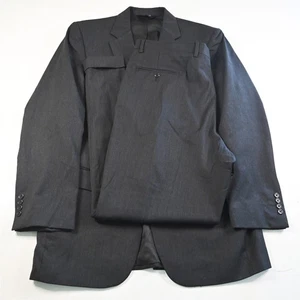 Jos A Bank 41L 38x32 Charcoal Gray 100% Wool Gordon Mens Jacket Pants Suit - Picture 1 of 12