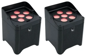 2 Chauvet DJ Freedom Par T6 Wireless Rechargeable RGB LED DMX Par Wash Up-lights - Picture 1 of 8