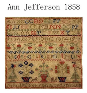Ann Jefferson 1858~Just Stitching Along - Picture 1 of 1