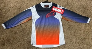 Alpinestars Racer Hoen Gray /Hot Orange MX Off-Road Jersey, Kids XS, Extra Smal - Bild 1 von 3