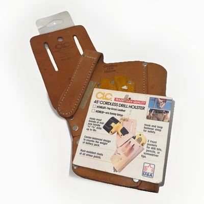 CLC Custom Leathercraft DRL91 Top Grain Cordless Drill Holster With Belt - Image 1 of 4
