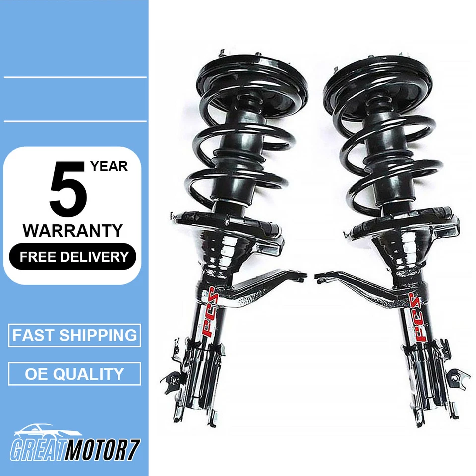 Par de montaje de puntales delanteros + muelle helicoidal para Honda CR-V 2002 2003 2004-2006 Foto 1 de 4