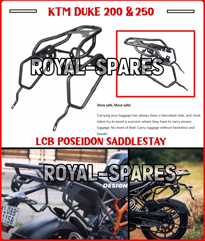 KTM Duke 200 y 250 "LCB POSEIDON SADDLESTAY" - Envío Express Foto 1 de 4