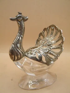 Vintage Pfau Salzkeller - ausgefallenes Design - keine Silberspuren - Bild 1 von 7