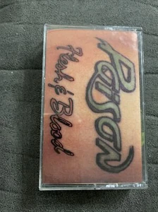 POISON Flesh & Blood Cassette Tape 1990 Capitol C4 591813 - Picture 1 of 2