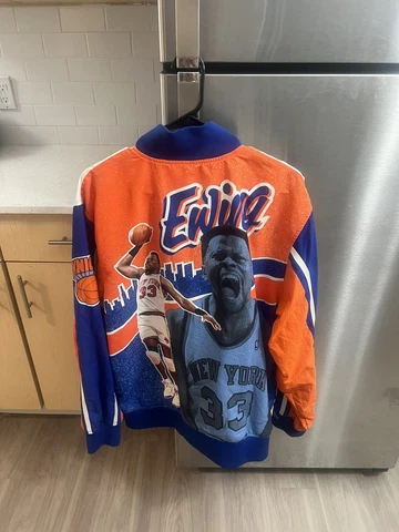 Mitchell Ness Patrick Ewing Jacket Men Size L Cover