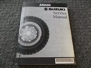 2007-2012 AN400 Burgman Scooter Shop Service Repair Manual 2008 2009 2010 2011 - Picture 1 of 1