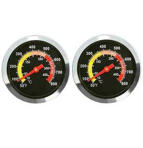 BBQ Holzkohlegrill Smoker Temperaturanzeige 2 Stück Grube Grill Thermometer Fahre - Bild 1 von 6