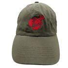 Lobster Logo Hat Green Red Embroidered Strap Back Hat Cap