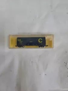 N Scale Con-Cor 0001-01003Y C&O Chessie System 40' Single Door Steel Box Car - Picture 1 of 3