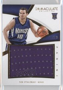 2014-15 Panini Immaculate Rookie Jerseys /99 Nik Stauskas #RJ-NS Rookie RC