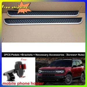 2 PIEZAS estriberas aptas para pedales de barra Nerf Bronco Sport 2021-2024 peldaños laterales - Imagen 1 de 10