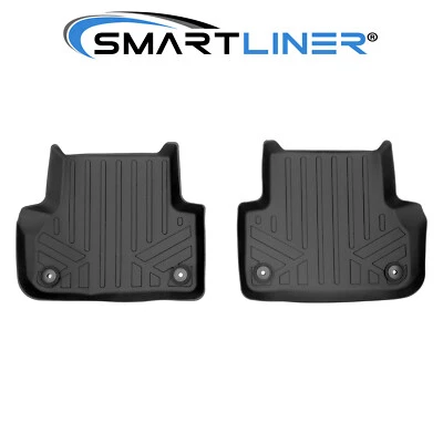 SMARTLINER Custom Fit Floor Mats 2nd Row Set 2017-2025 Audi A4 S4 A7 A4 All-Road - Image 1 of 4