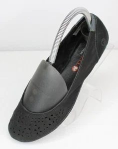 Zapato plano de ballet Merrell Mimix para mujer 6 cuero negro sin cordones suela de agarre selecto - Imagen 1 de 17