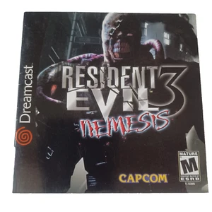 SEGA Dreamcast Resident Evil 3 Nemesis MANUAL ONLY No Game Original Authentic - Picture 1 of 3