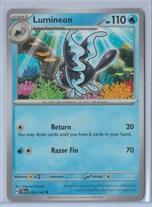 Pokémon 2024 STELLAR CROWN LUMINEON 036/142 MINT Never Played - Picture 1 of 1
