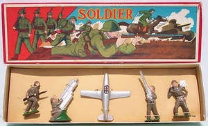 JUEGO ANTIAVIÓN SONSCO DE PLOMO FUNDIDO HUECO JAPÓN EX - Imagen 1 de 1