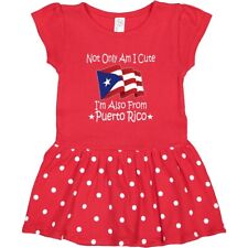 Inktastic Cute Puerto Rico Pride Toddler Dress Childs Clothing Clothes Hispanic
