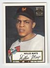 Willie Mays 1997 Topps Reprint Card # 8 Of 1952 Card # 261