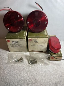 3 Lot-Peterson (1)428W Stud Mount Stop-Tail (1)428 Bracket Stop Tail (1)106R - Picture 1 of 24