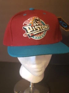 VINTAGE NBA DETROIT PISTONS G CAP TWO TONE SNAPBACK HAT CAP (NEU) - Bild 1 von 21