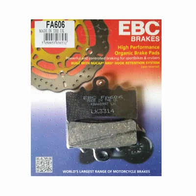 Se adapta a KTM DUKE 125 4T 2015 2016 2017 EBC 2018 PASTILLAS DE DISCO FRENO DELANTERAS ORGÁNICAS FA606 Foto 1 de 3