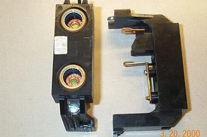 FEDERAL PACIFIC FPE 301P 301 P 30AMP  FUSE HOLDER WITH 20AMP FUSTAT ADAPTERS - Picture 1 of 1
