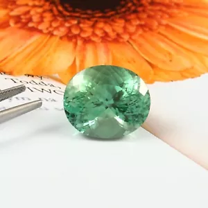 AAA Natural Ceilán Azul Verde Parti Zafiro Suelto Corte Ovalado Piedra Preciosa 33.50 Ct - Imagen 1 de 4