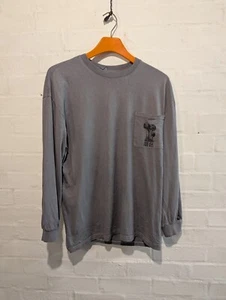 Urban Outfitters Medium Japanese Peace love Wellness long Sleeve Cotton Tshirt - Picture 1 of 10