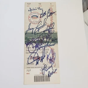 2003 FINAL INNINGS SOUVENIER TICKET Signed Autographed x10 Philadelphia Phillies - Picture 1 of 3