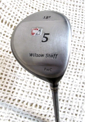 Wilson Staff FwC 18* grados 5 madera 40,5" diestro ~ varilla flexible de grafito para damas Foto 1 de 4