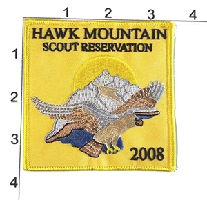 Hawk Mountain Reservation Patch BSA Pfadfinder bestickt 2008 Pennsylvania - Bild 1 von 1