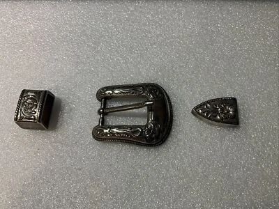 FURLA Diseñador 3 Piezas Juego de Herrajes para Damas Hebilla de Cinturón para Cinturón de 3/4" Foto 1 de 4