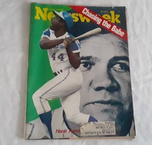 VtgNewsweek Magazine August 13 1973 Hank Aaron /Golden Gate Jumper /Babe Ruth - Picture 1 of 12