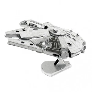 STAR WARS MILLENNIUM FALCON ASSEMBLED:Metal Earth Fascinations 3d Stahl Modell - Picture 1 of 7