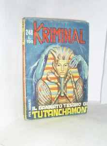 KRIMINAL - N. 248 - IL DANNATO TESORO DI TUTANCHAMON - FUMETTO IN DISCRETO STATO - Foto 1 di 3