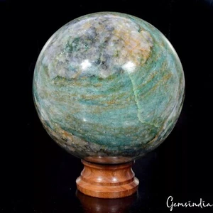 2.3 Kg Natural Green Aventurine Healing Crystal Mineral Gemstone Polished Sphere - Picture 1 of 6