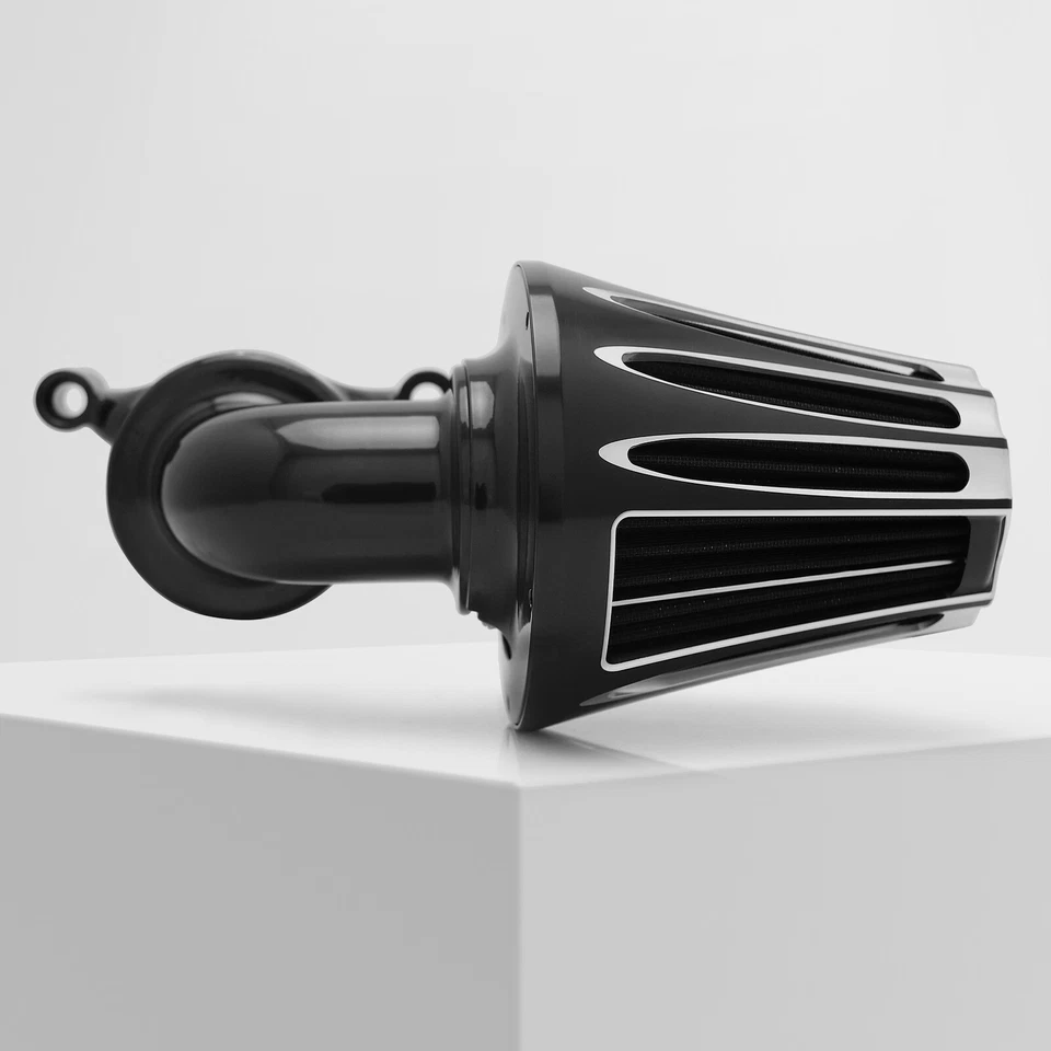 Cone Air Breather intake For Harley Big Twin Softail Fat Boy 99-15 Touring 00-07 Foto 1 de 4