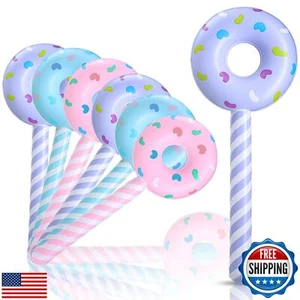 Civaner 6 Pcs Candyland Birthday Party Decoration Donut 33 Inch Lollipop Stic - Picture 1 of 5