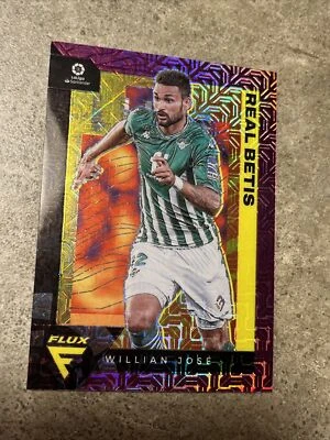 2021-22 Panini Chronicles Flux Willian Jose Purple Mojo  LaLigo Santander ⚽️🔥 - Image 1 of 2