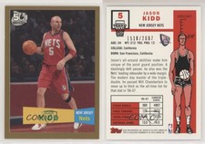 2007-08 Topps 1957-58 Variations Gold /2007 Jason Kidd #5 HOF
