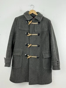 Abrigo vintage de lana gris Lodenfrey forrado a cuadros - Imagen 1 de 15