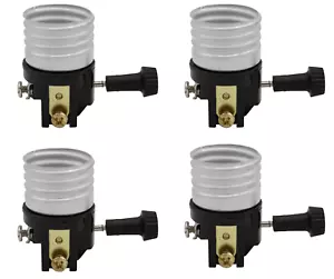 3 Way Socket Replacement for Lamps, Medium Base Interior Only | Pack of 4 - Picture 1 of 5