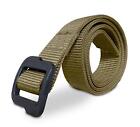 Tactical Belt 1.5-inch Nylon Gun Belts for Men, 2-Ply EDC Tan