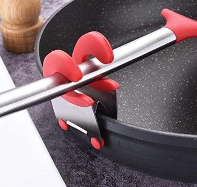 Clip-On Silicone Spoon Rest - Fits Pots and Pans for Mess-Free Cooking - Image 1 of 4