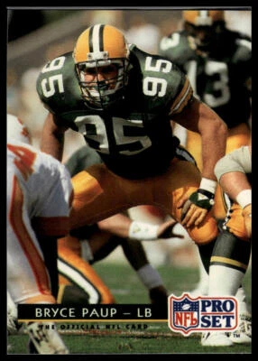 1992 Pro Set FACT Mobil #175 Bryce Paup - Image 1 of 2