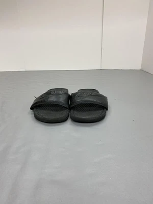 Nike Benassi Slides Zapatos Para Hombres Talla 8 Negro Sandalias Deslizantes Informales Cómodas Foto 1 de 4